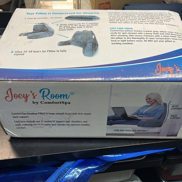 Joeys Room by ComfortSpa Reading Pillow - Picture 5 of 13